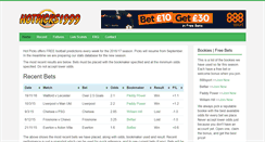 Desktop Screenshot of hotpicks1999.com
