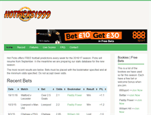 Tablet Screenshot of hotpicks1999.com